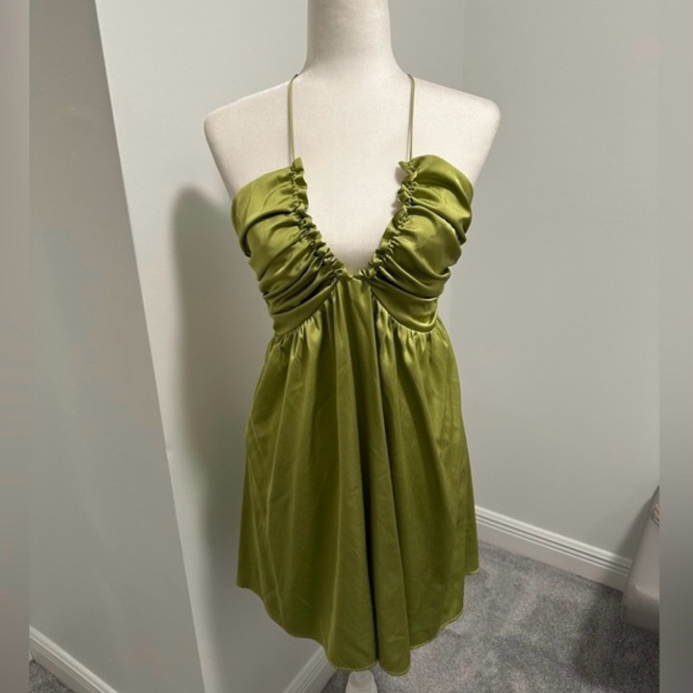 Abercrombie & Fitch Green Mini Dress
